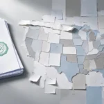 Conceptual illustration contrasting Malta's single gaming regulator with the fragmented US state-by-state sports betting licensing system
